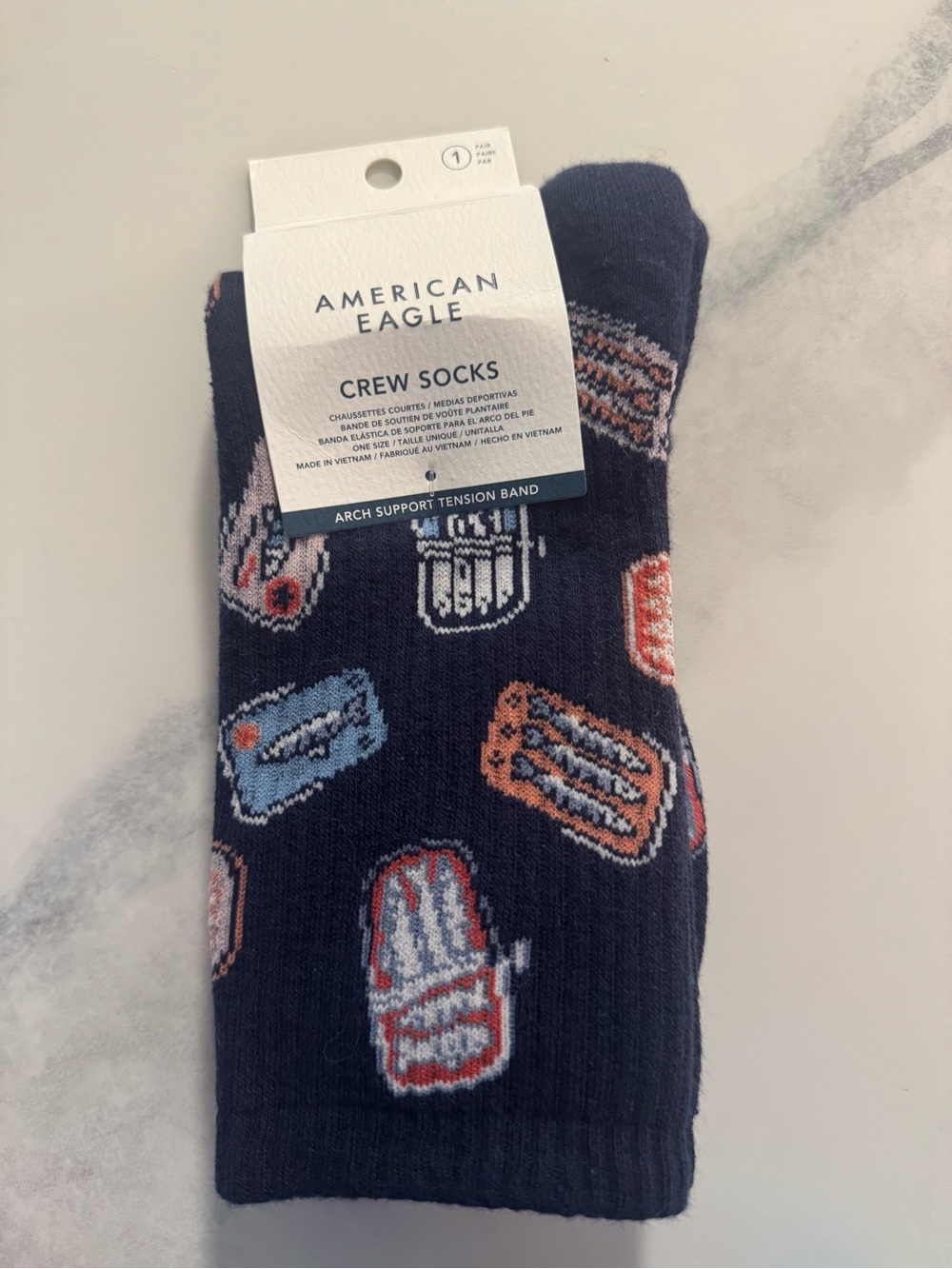 NWT American Eagle Outfitters Men's Crew Socks - OS